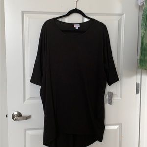 LuLaRoe Solid Black Irma XL
